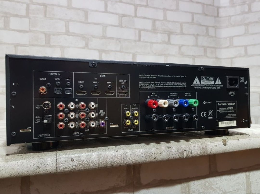 5.1 AV ресивер HARMAN KARDON AVR 70, *5x75 Вт, HDMI, USB, б/у