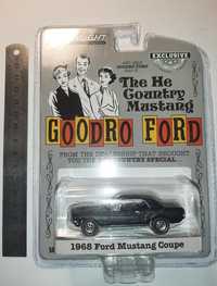 Greenlight Collectibles 1:64 1968 Ford Mustang coupe Hobby Exclusive