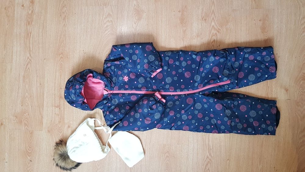 Демисезонный комбинезон зимний комбез комбiнезон грязепруф Lupilu 3/4г