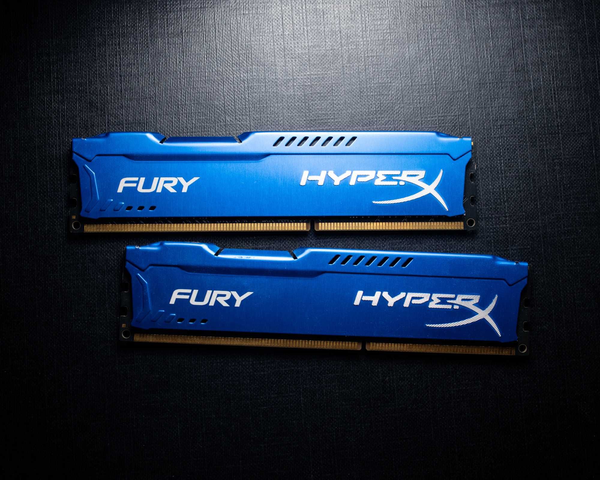 х2 HyperX 16 GB (2x8GB) DDR3 1866 MHz FURY (HX318C10FK2/16)