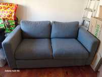 Sofá 2 lugares  cinzento