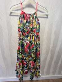 H&M szyfonowa sukienka -134cm -9lat