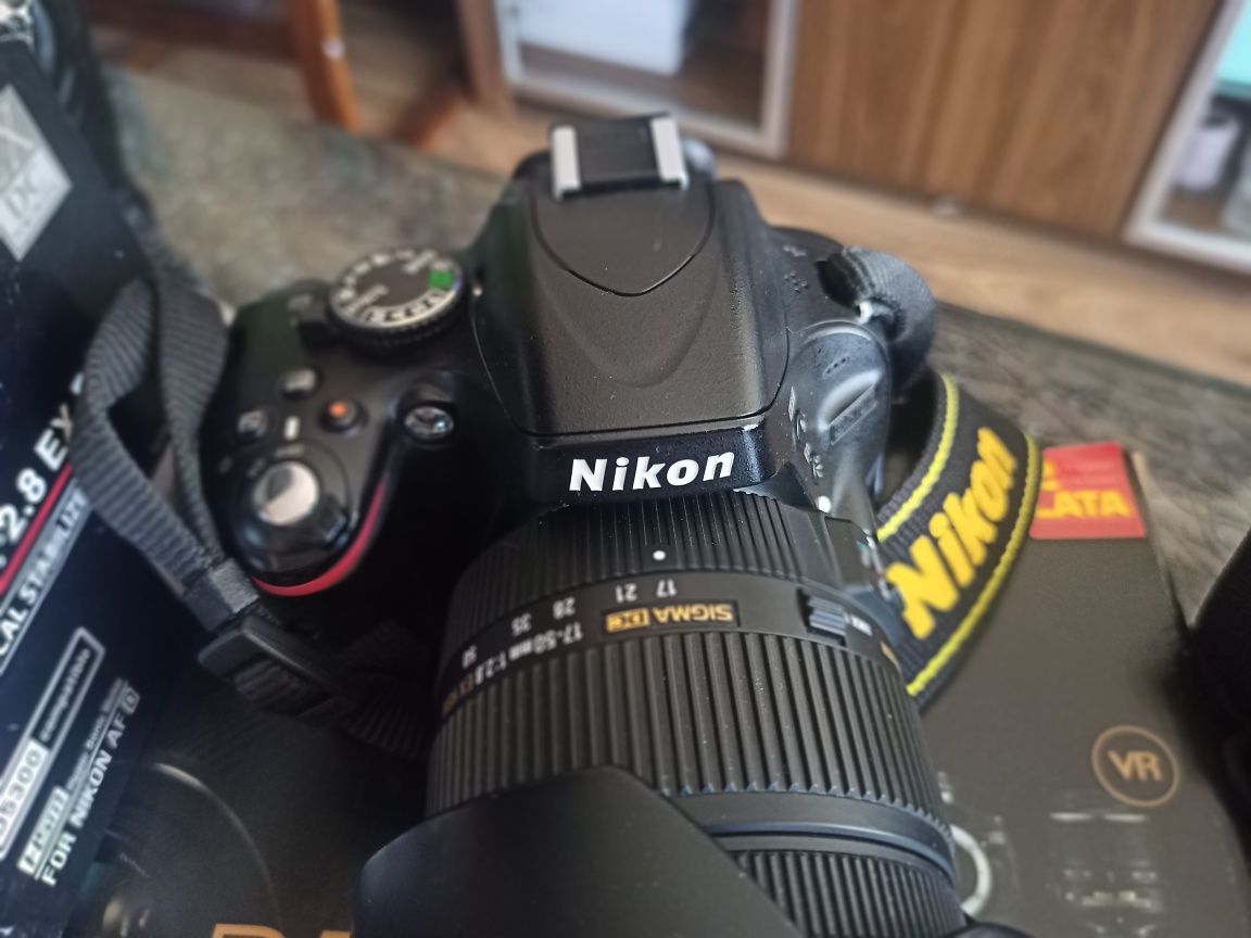 Nikon D5100 + Obiektyw Sigma 17-50mm f/2.8 EX DC OS HSM