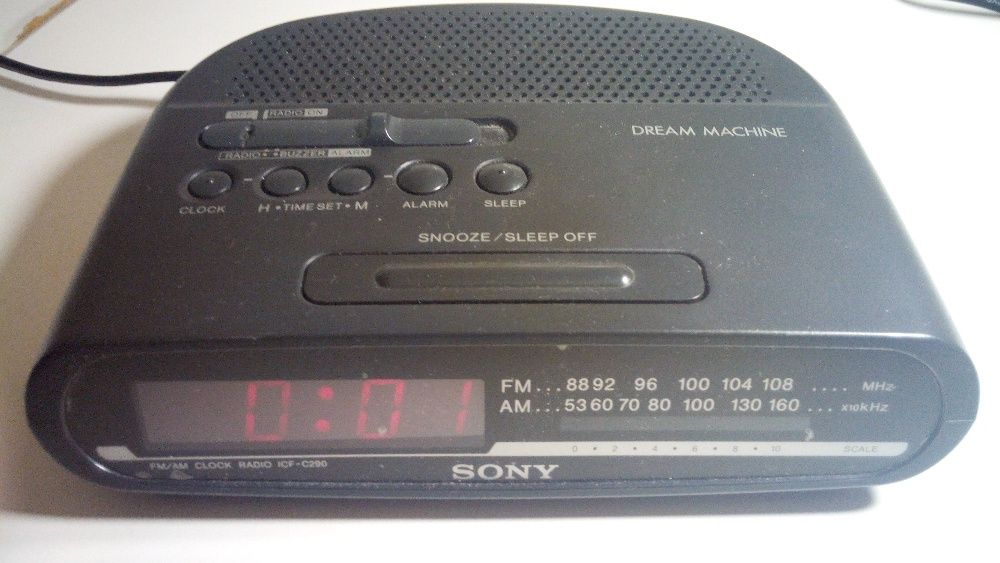 Radio despertador Sony Dream Machine ICF C 290