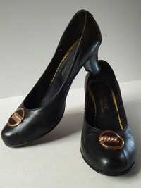 Женские туфли - сабо из натуральной кожи