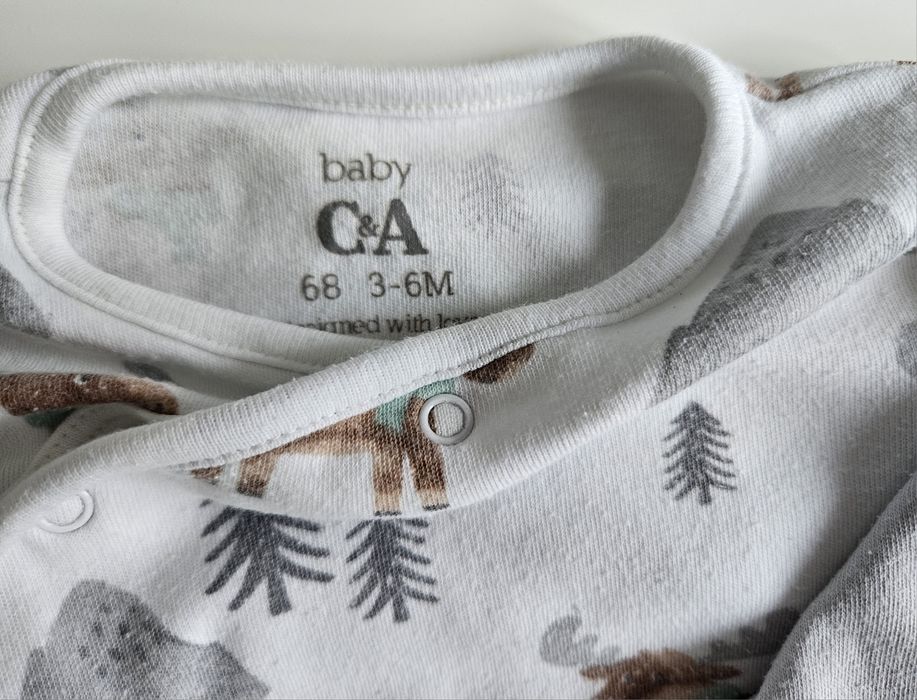 Komplet, zestaw  niemowlęcy; 3 pajacyki; 68; C&A 
Rozmiar: 68
Marka:
