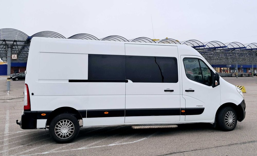 Renault Master III max 9os. webasto, klima, konfiguracja foteli