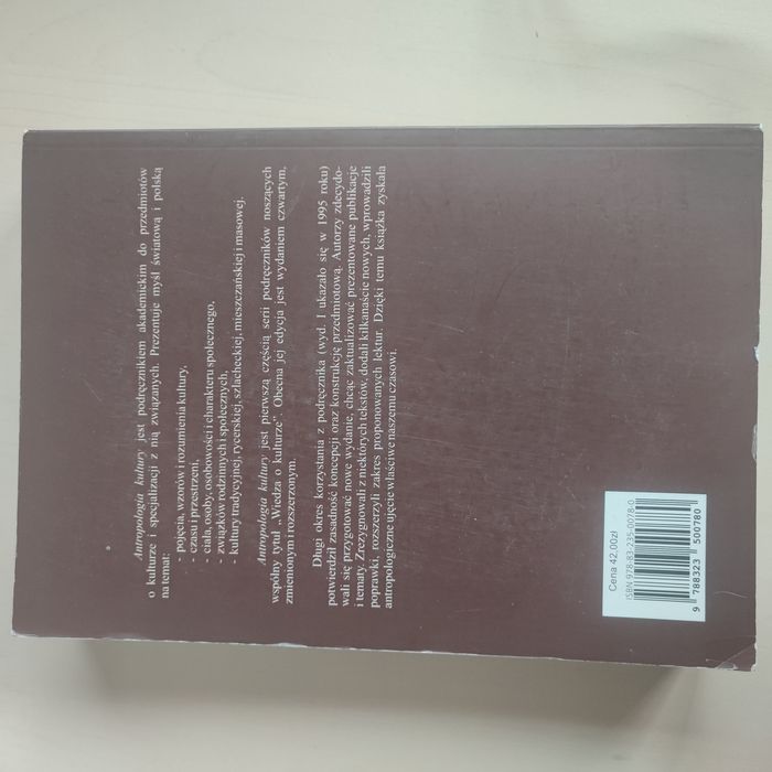 021 Antropologia kultury podręcznik akademicki WUW