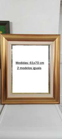 Molduras quadros/fotografias Madeira e Vidro Vários Modelos e Preços
