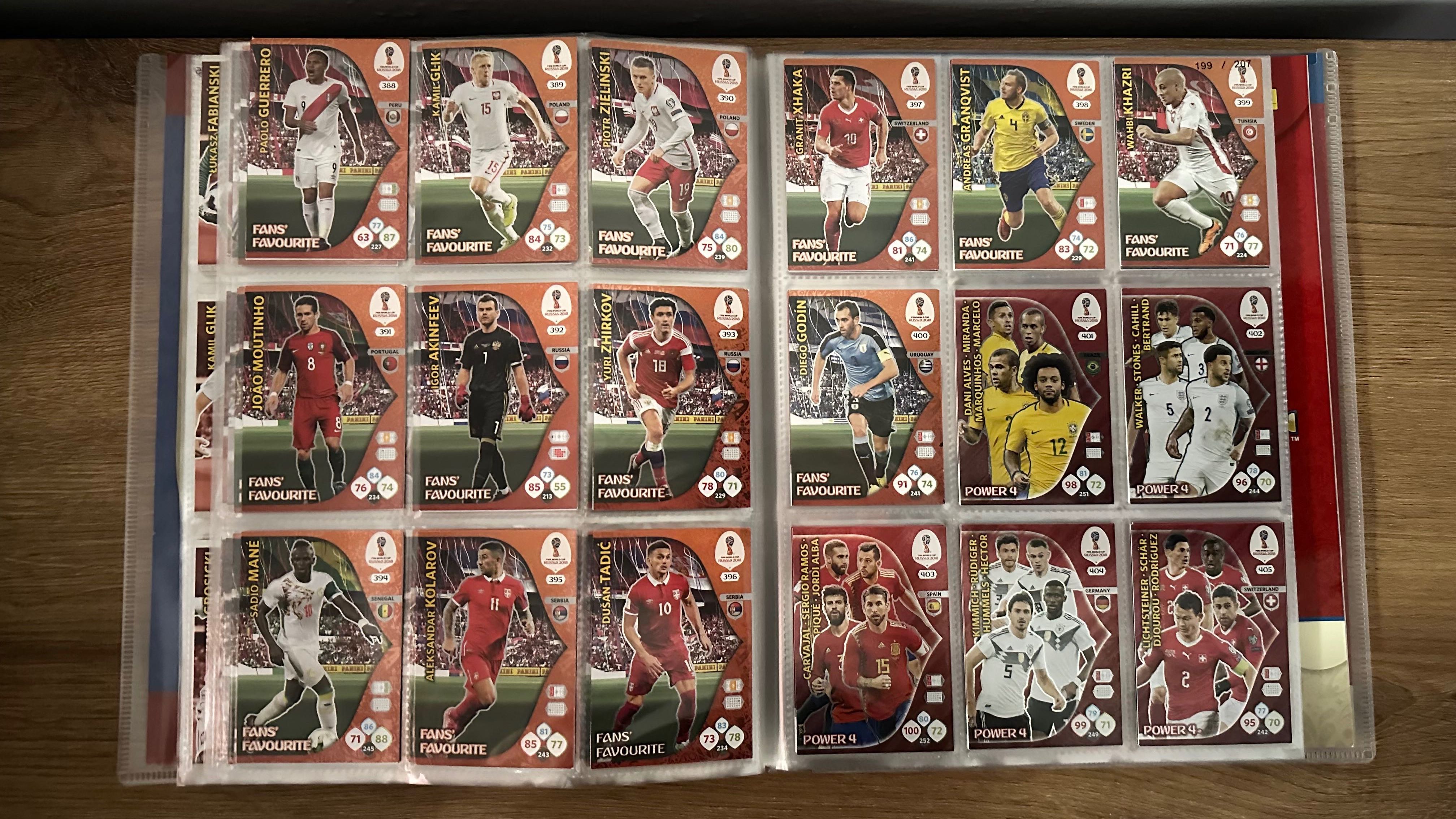 Adrenalyn XL FIFA World Cup Russia 2018 album PANINI [kart 467 na 468]