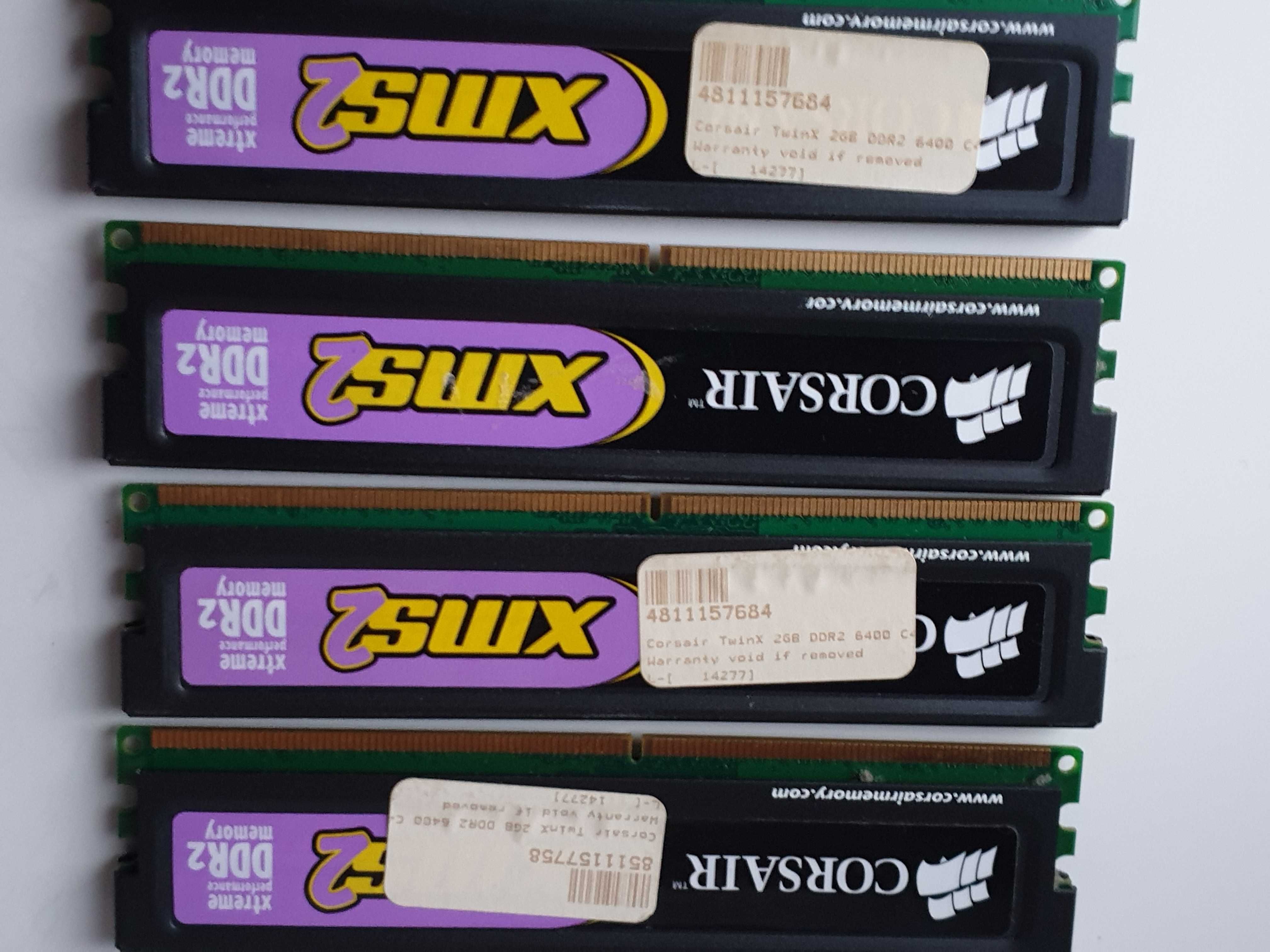 DDR2 SDRAM 2Gb,  Corsair, CM2X1024-6400, 800MHz,
