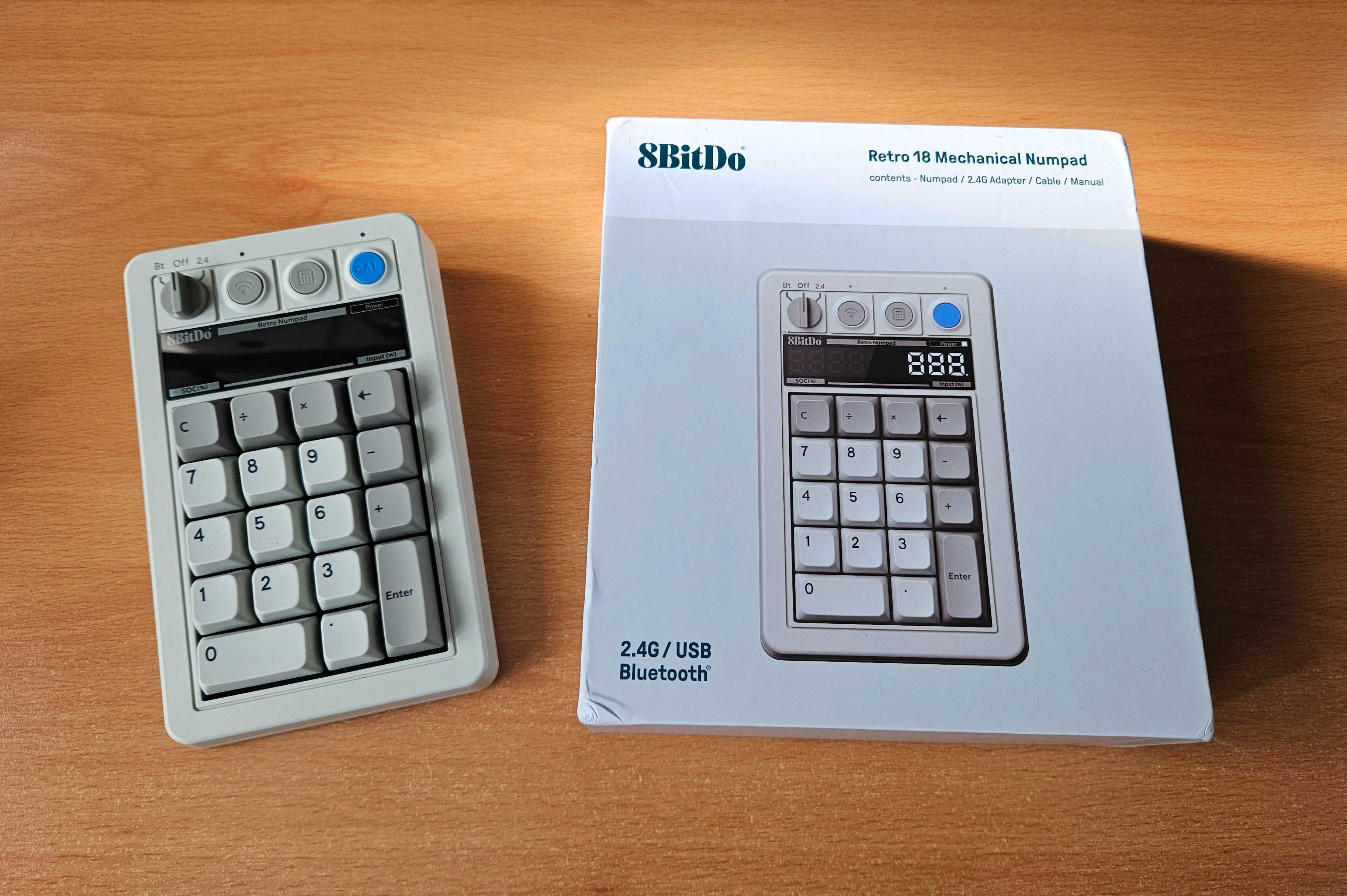 8BitDo Retro 18 Mechanical Numpad - M Edition 2.4G/USB/Bluetooth