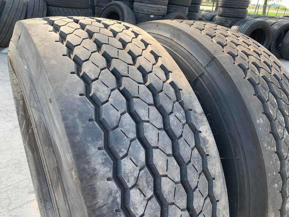Opony używane ciężarowe naczepa 385/65R22.5 BERLINER E3T / 13-15mm