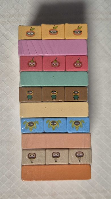 Jogo Jenga 30 peças em madeira