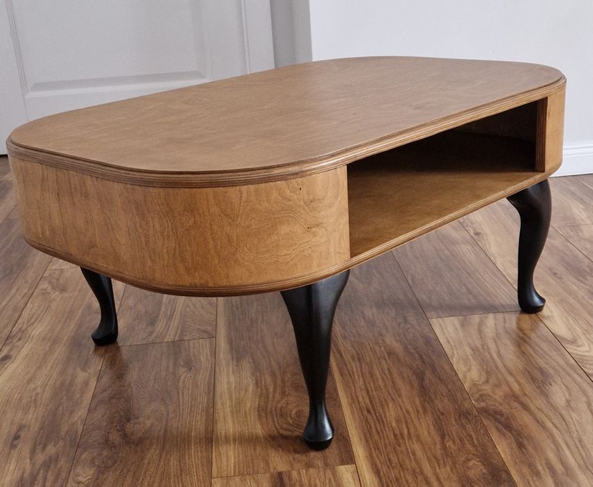 Nowy owalny stolik kawowy ława Ludwik glamour vintage różne kolory
