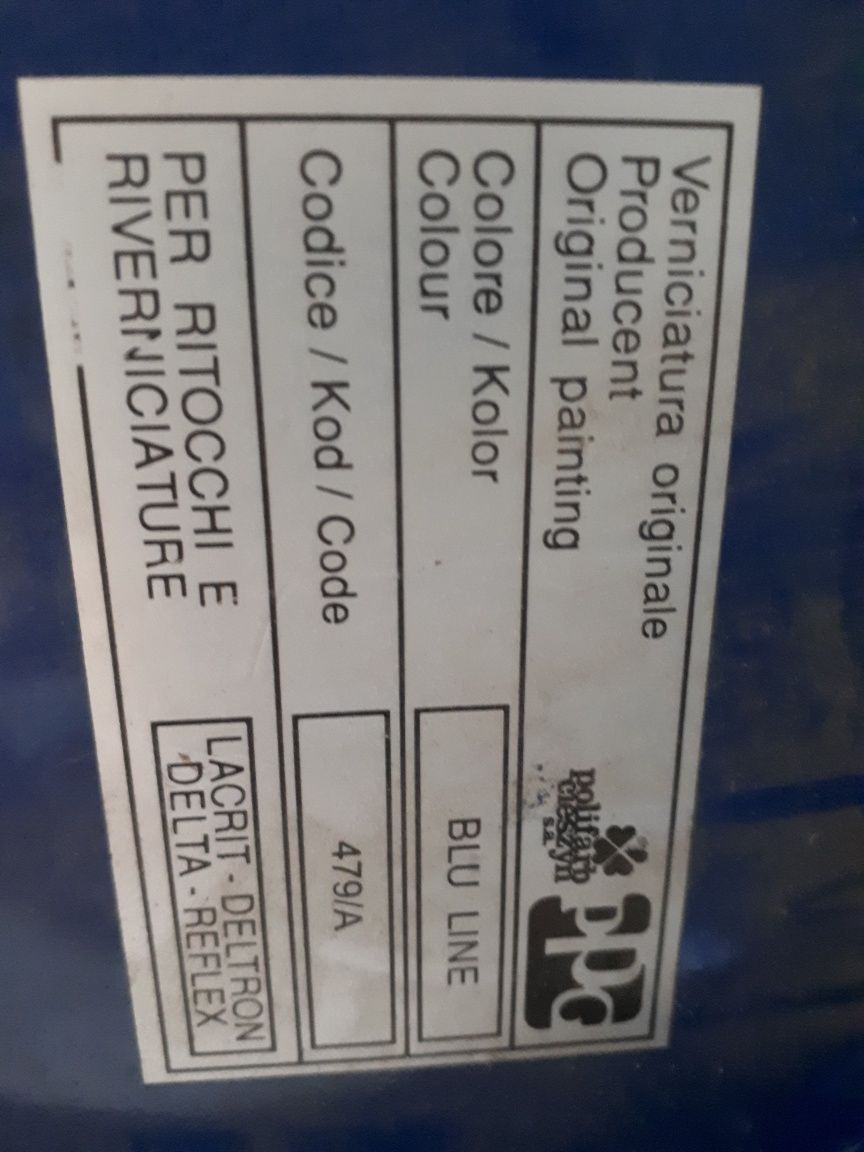 Lampa FIAT UNO 1.0 benzyna tylna