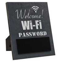 Placa Informação Password Wi-fi