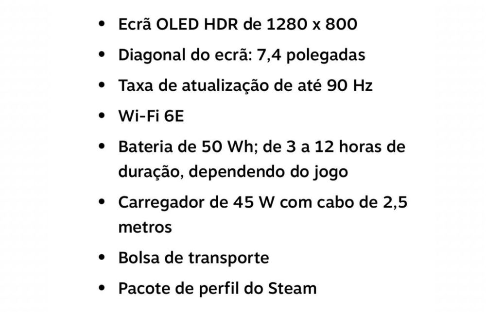 Steam Deck (possivel troca)