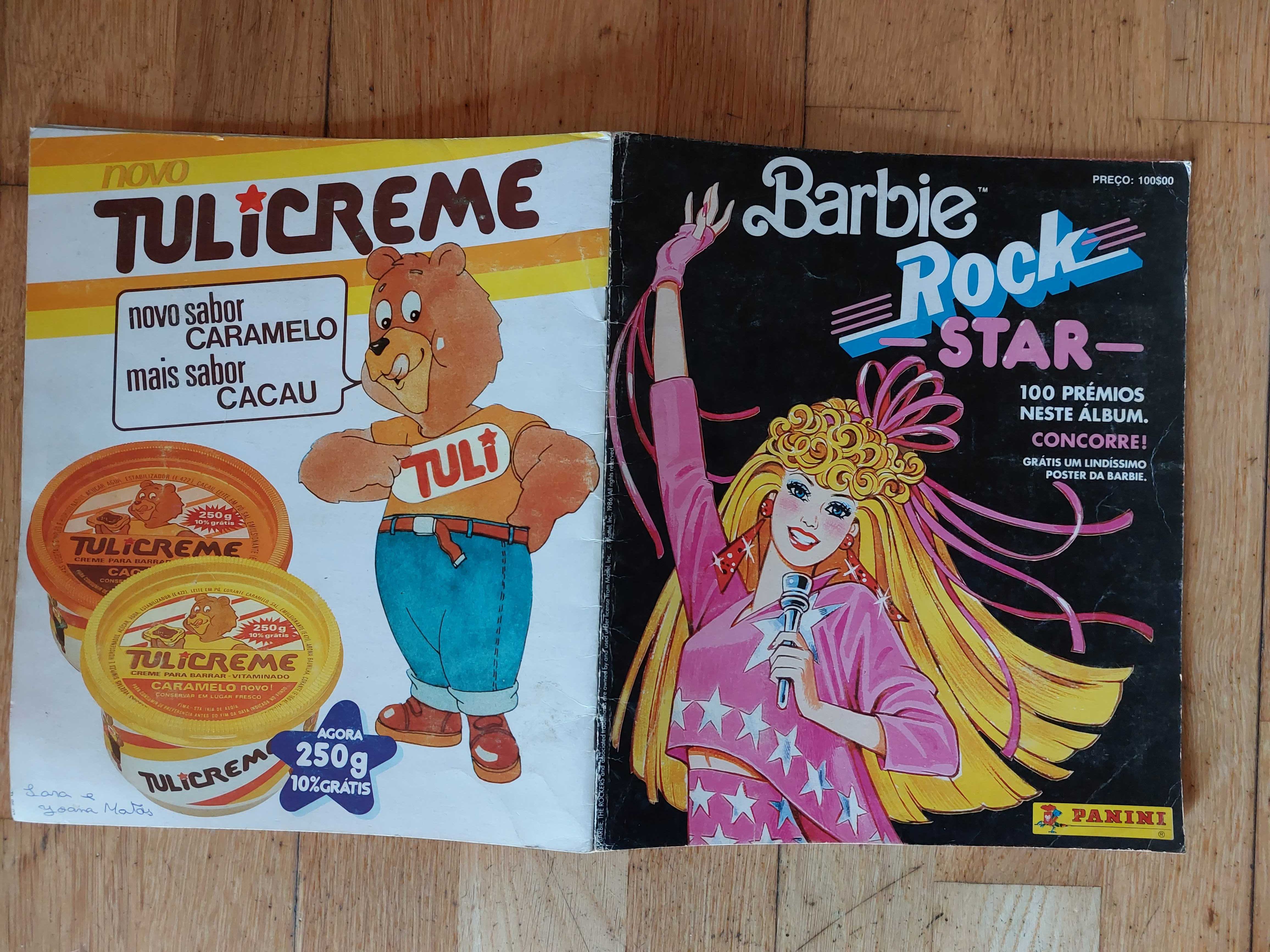 Caderneta de cromos "Barbie Rock Star - 1986" - Completa