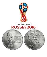 Moneta Mistrzostwa Świata 2018 mundial fifa uefa euro world cup rosja