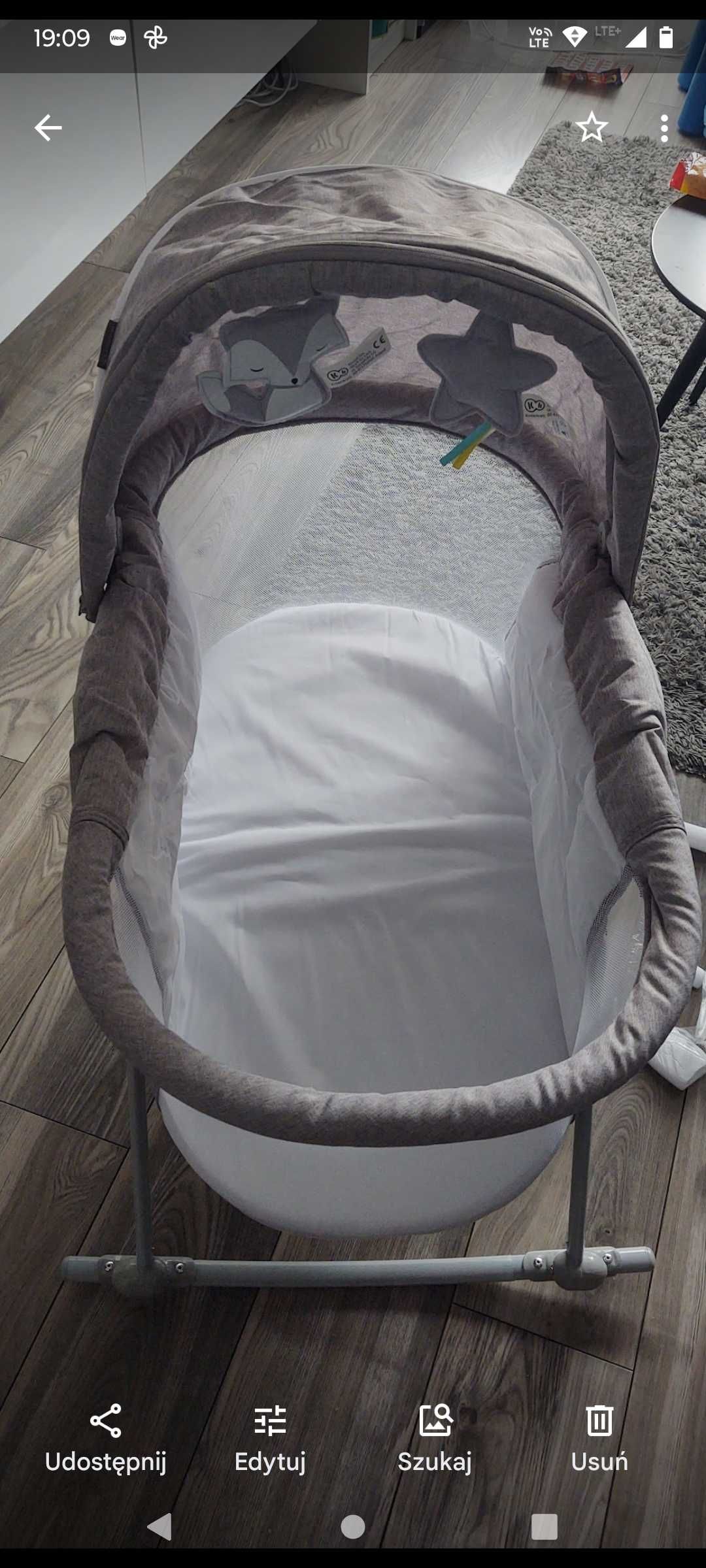 Kołyska łóżeczko niemowlęca dziecięca KinderKraft