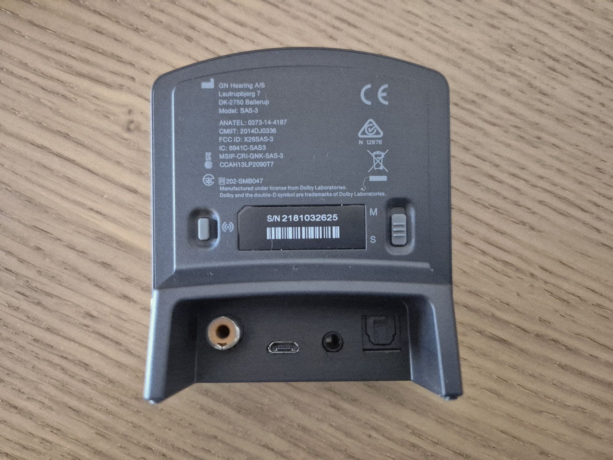 Resound emissor audio TV bluetooth novo