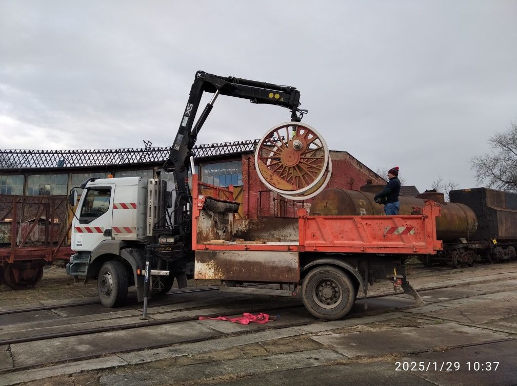 HDS wywrotka transport wywóz żuraw dźwig