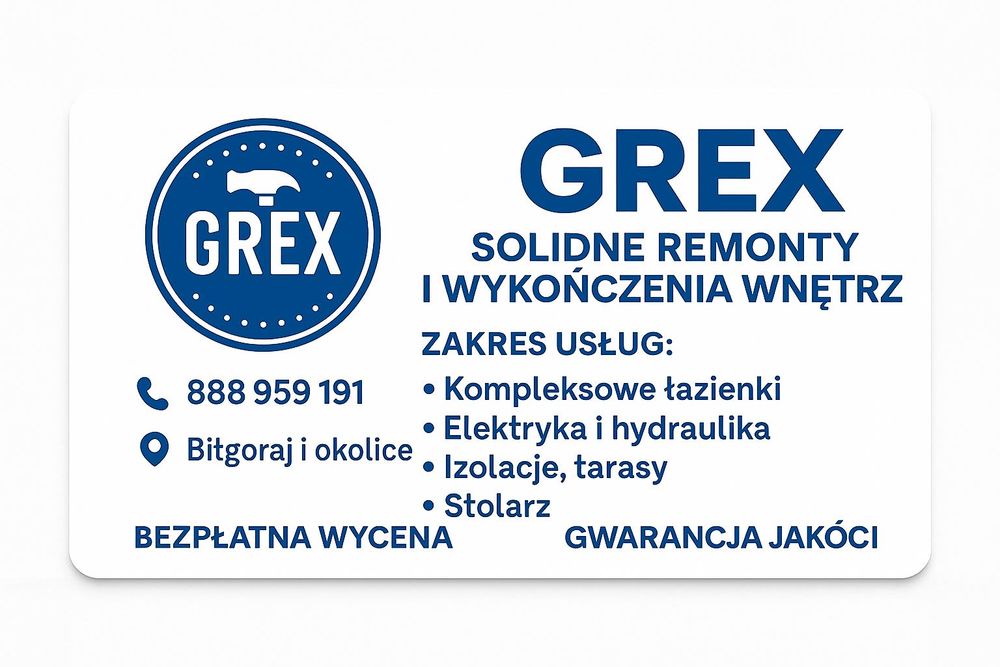 Hydraulik • Remonty łazienek • glazurnik •Biłgoraj i okolice