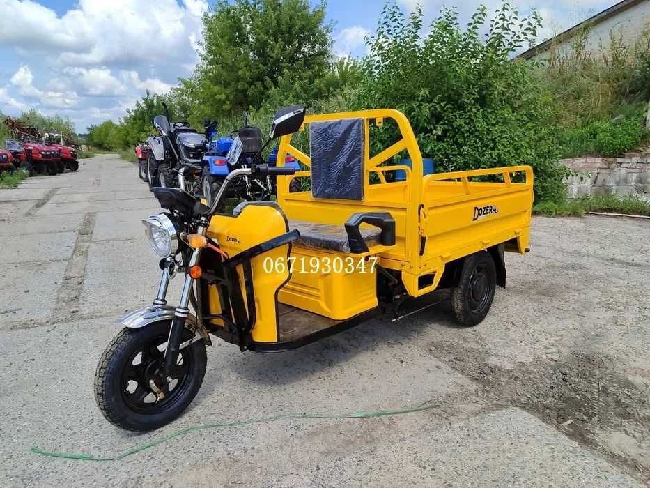 Електроцикл Dozer Model-2 Скутер Трицикл Дозер 1200W Кредит Доставка