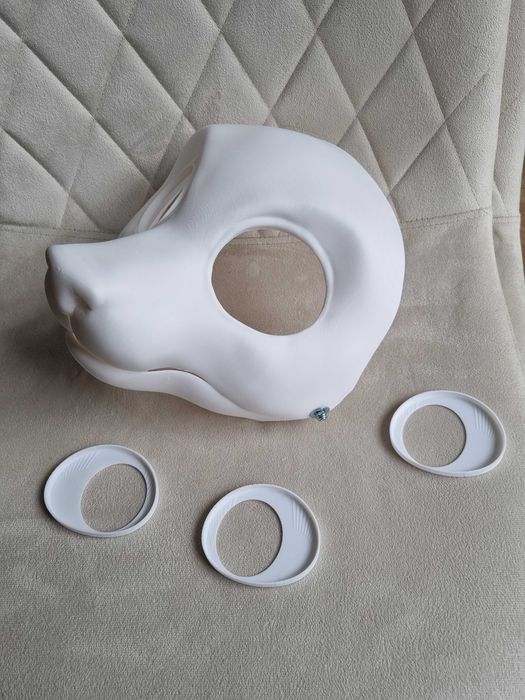 Furry fursuit mask base cosplay maska fursona baza therian kostium