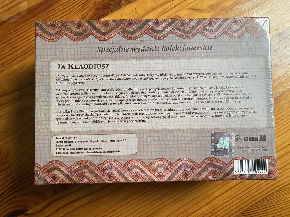 „Ja, Klaudiusz” W ORYGINALNEJ FOLII Specjalne wydanie kolekcjonerskie