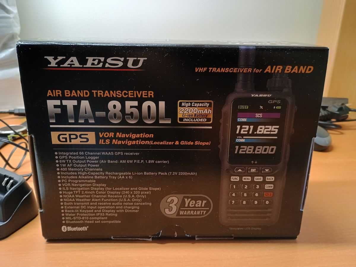 Авиационные радиостанции Yaesu FTA 250L/450L/550L/550AA/750L /850L