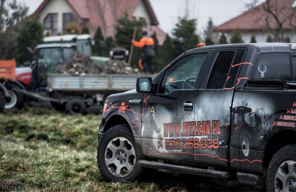 Mulczowanie usuwanie zakrzaczen samosiejek mulczer leśny usługi