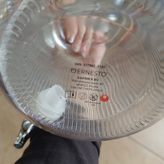 Słoiki z kranikiem 2 sztuki na podstawie