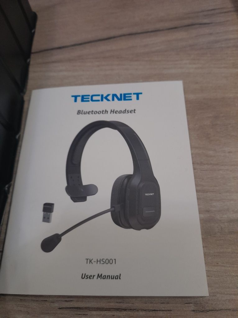 Bezprzewodowy zestaw słuchawkowy Bluetooth TECKNET tk-hs001 mikrofon