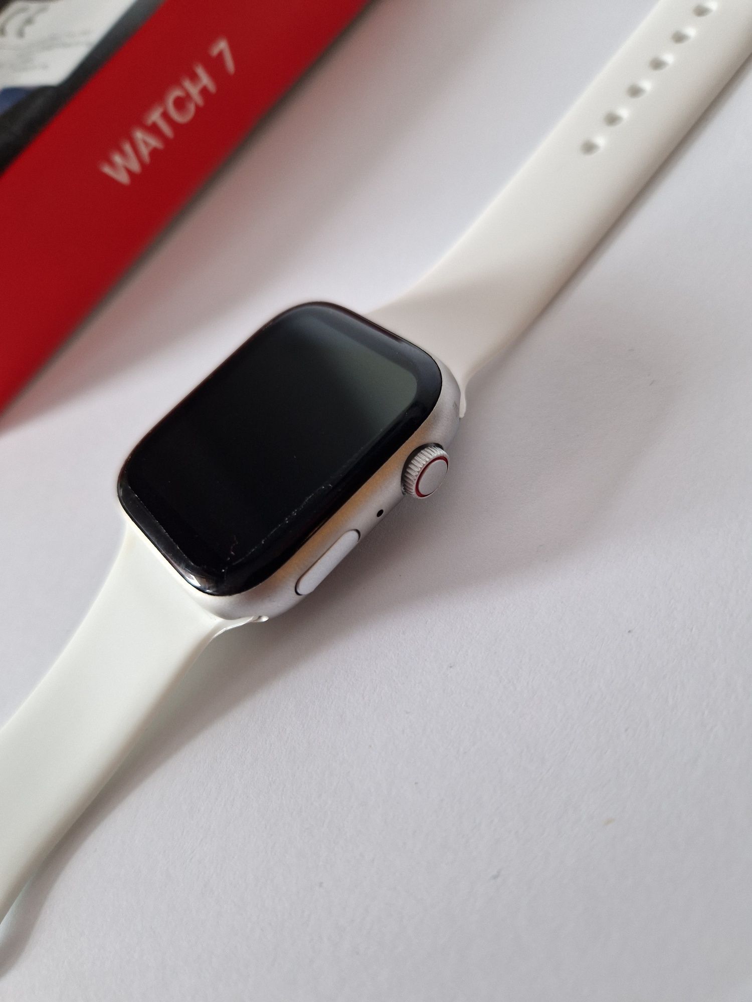 Smartwatch i7 pro max, komplet. Biały