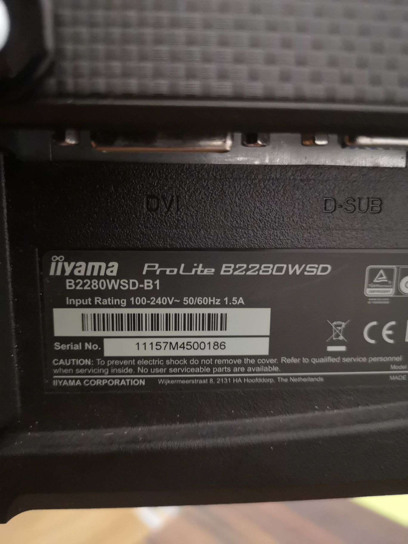 Monitor 22 cale iiyama prolite b2280wsd