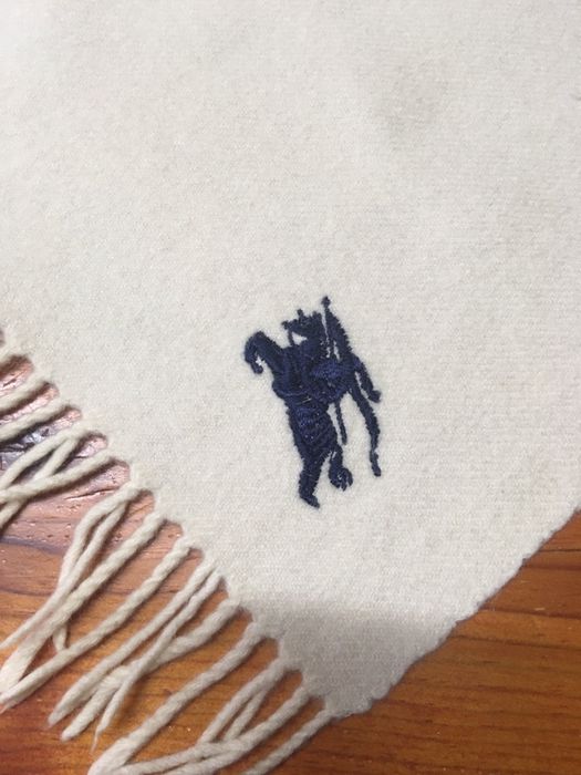 Cachecol branco cachemira Burberry