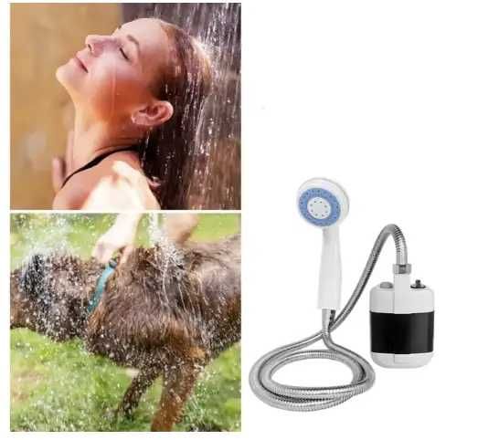 Портативний Переносний Душ З Акумулятором Та USB Зарядкою