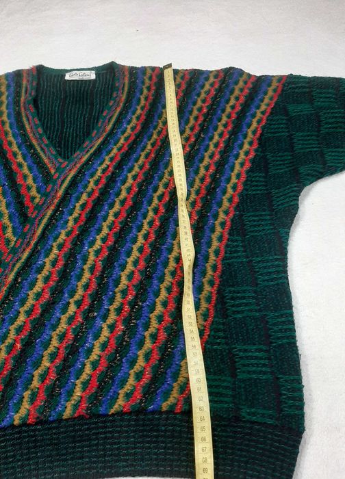 Kardigan sweter pullower Carlo Colucci vintage retro