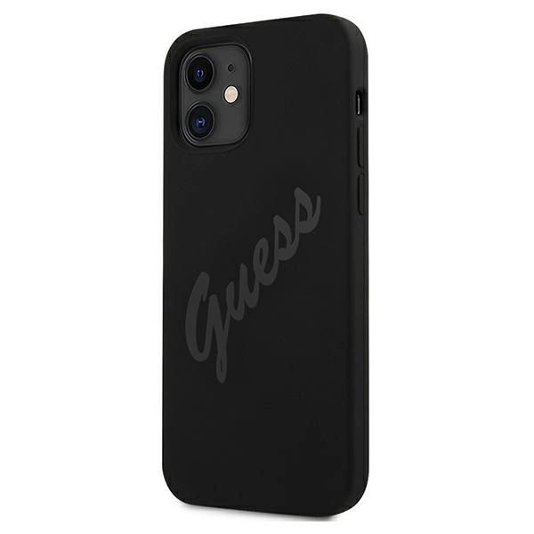 Etui Guess Script Vintage Na Iphone 12 Mini - Czarne