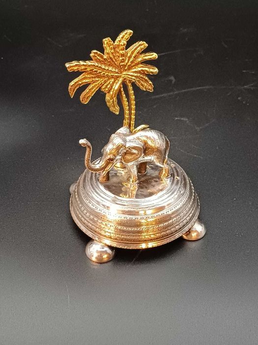 Elefante - Paliteiro Antigo em Prata