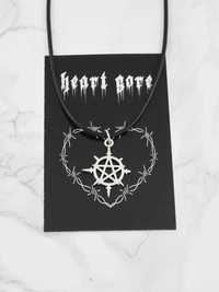 wisiorek gwiazda chaosu pentagram alternative goth gotycki HG63