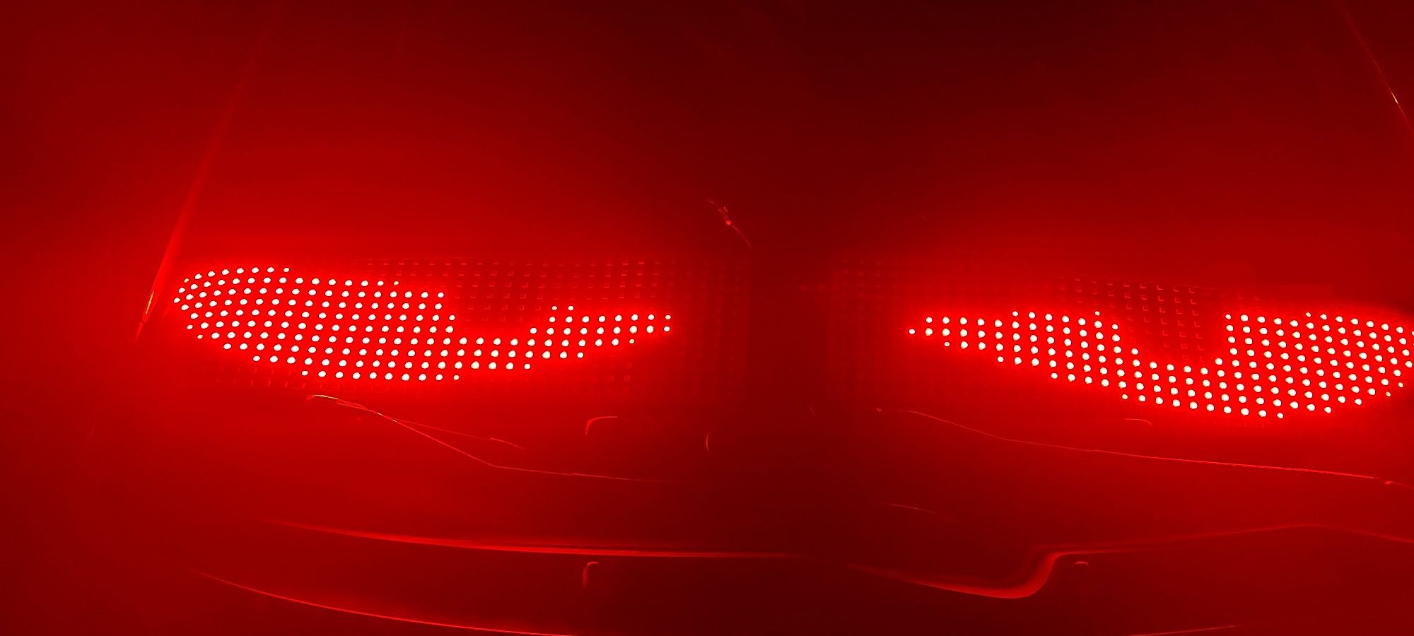Zestaw 2x60cm nowe DIABELSKIE świecące oczy LED do tir bus