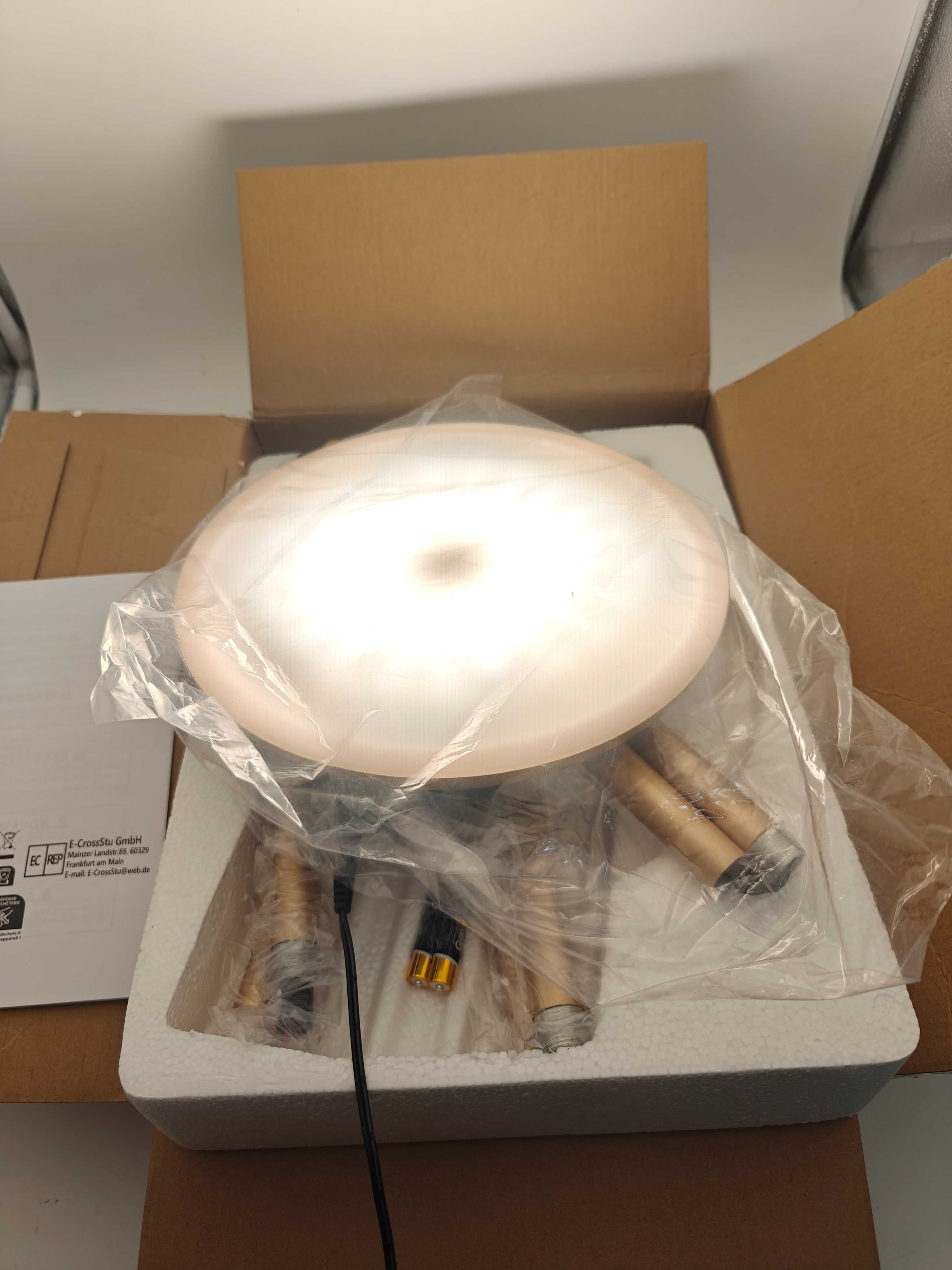 Candeeiro de Chão PreeOtti LED 36W Dourada - Ajustável 3000K-5000K