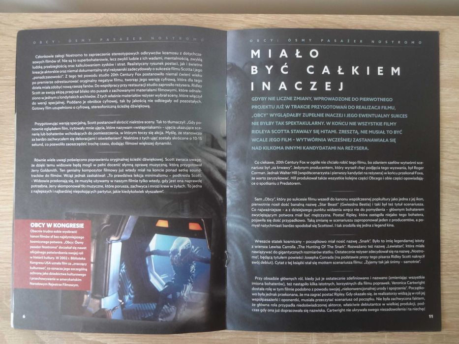 Obcy Alien - Komplet Gazet 7 szt.