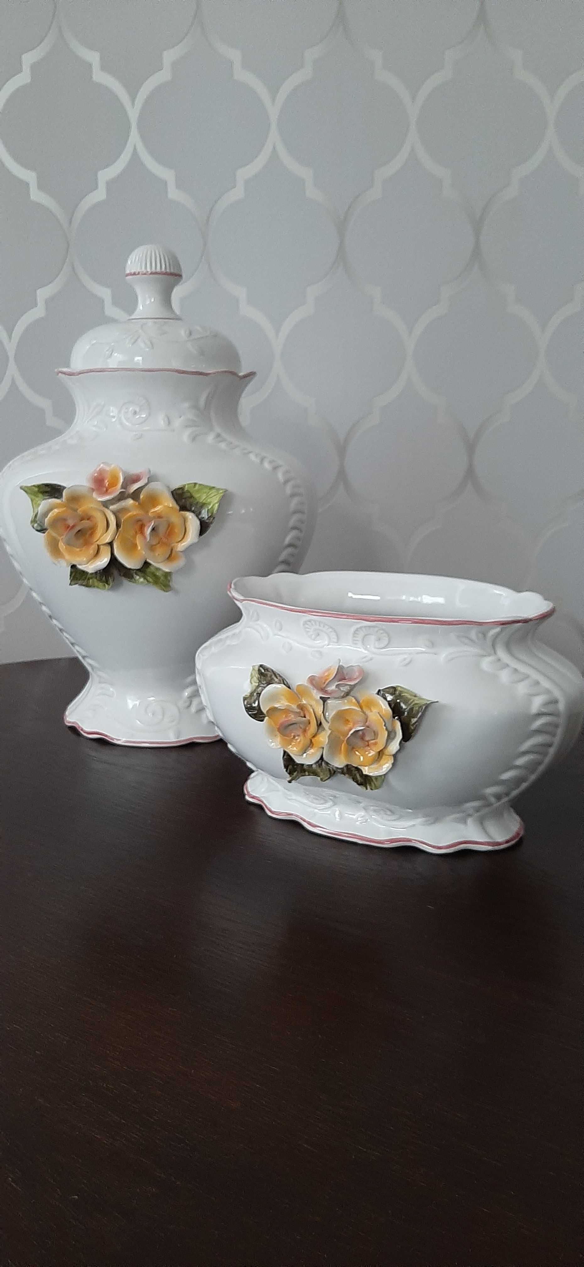 Wazy ceramiczne komplet amfora
