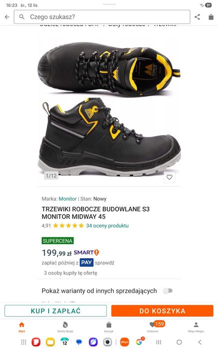 Sprzedam nowe obuwie robocze 43