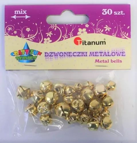 Ozdoba dekoracyjna Dzwoneczki Met 307938 Pbh Op30szt. Hasta