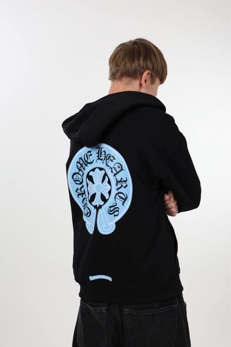 кофта chrome hearts blue
